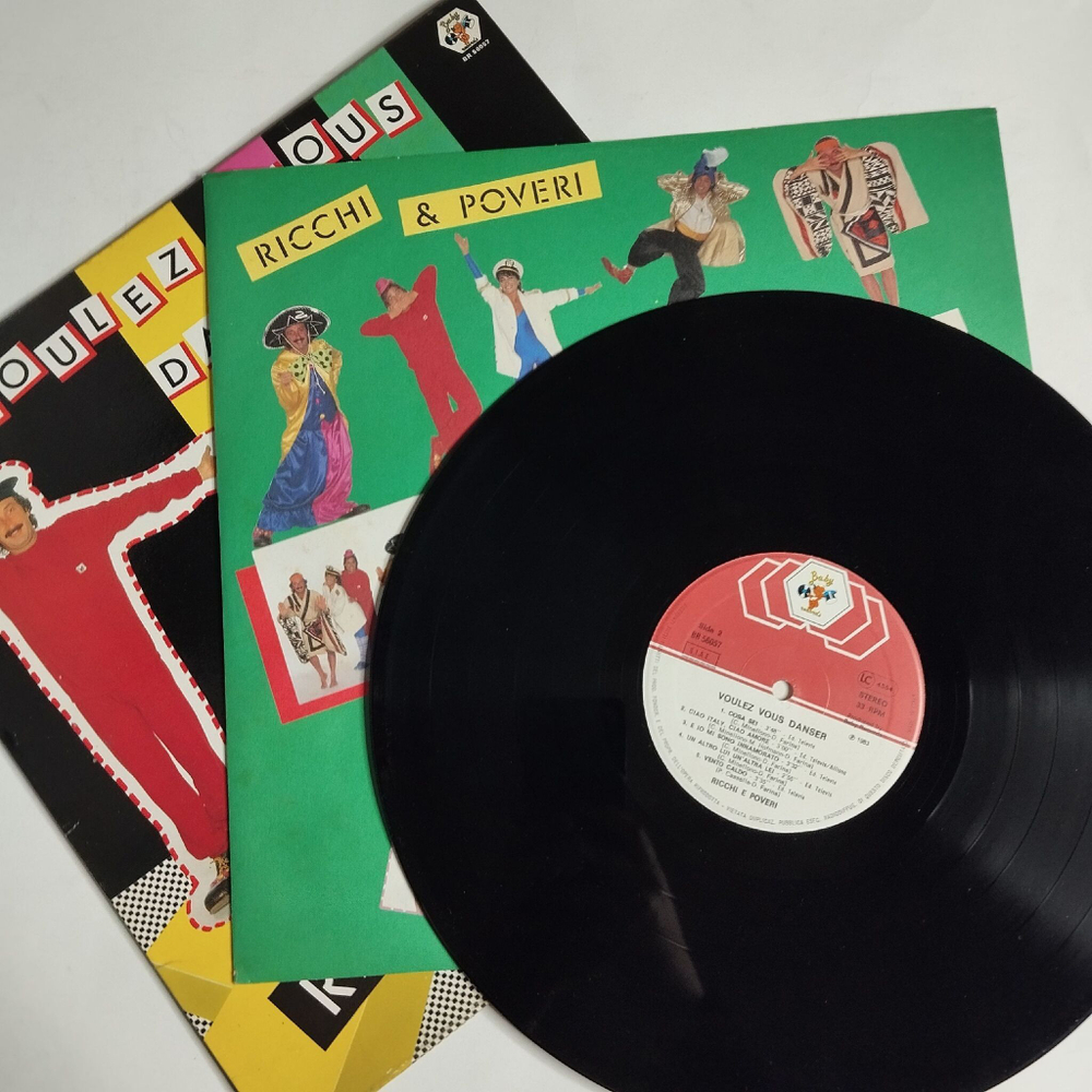 Винтажная виниловая пластинка LP Ricchi and Poveri Voulez Vous Danser (Italy 1983) Cosa Sei