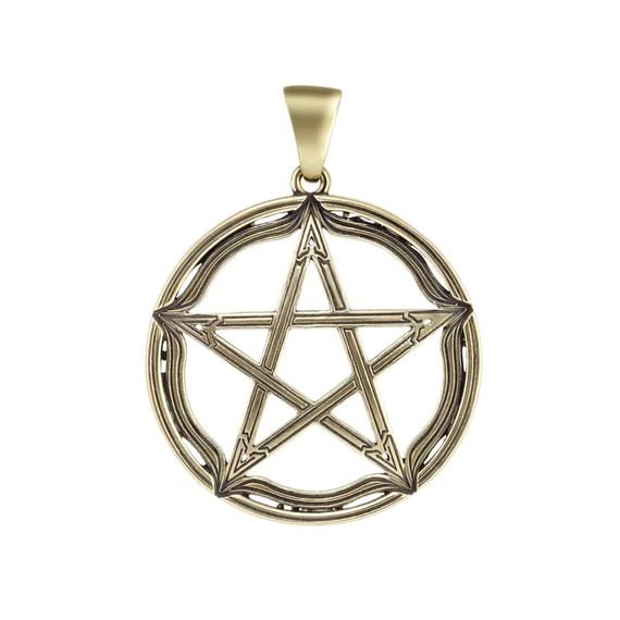 Купите кулон пентаграмма из бронзы с доставкой.