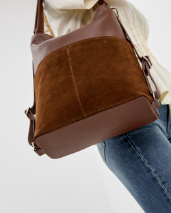 Сумка-рюкзак 578 15 рыжий