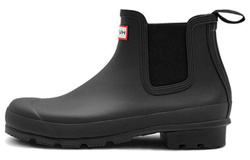 HUNTER Breathable, Waterproof, And Abrasion Resistant Rain Boots Men"s Black