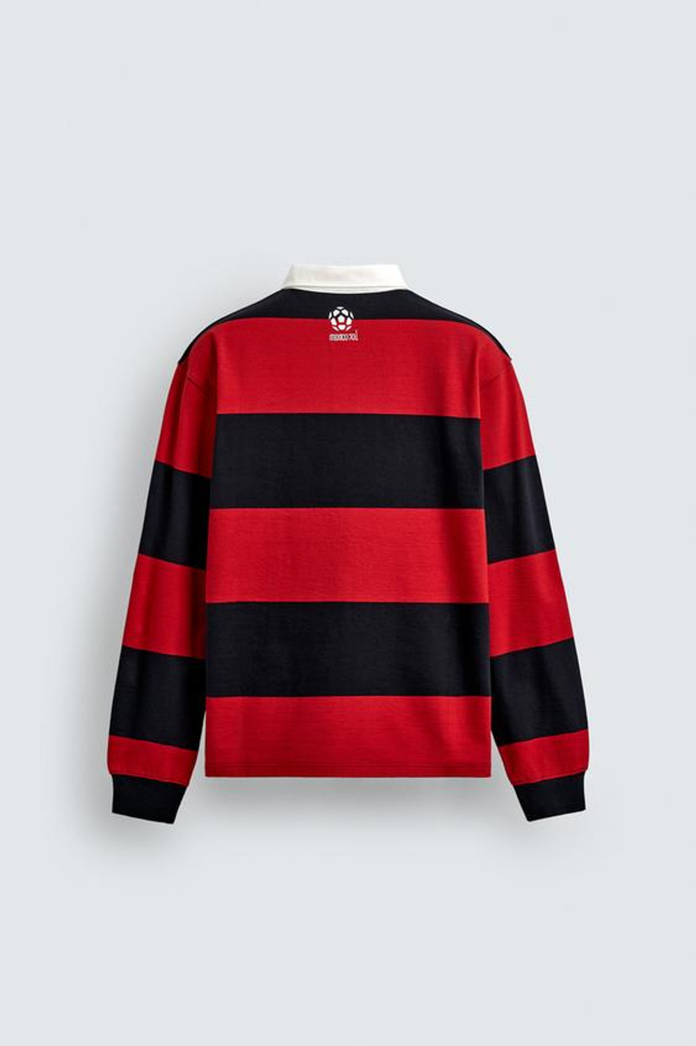 ZARA ПОЛО В ПОЛОСКУ MEXICO 70 FIFA WORLD CUP™ FIFA CLASSICS, КРАСНЫЙ