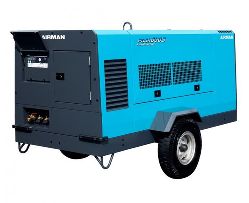 Винтовой компрессор Airman PDSH600S на шасси