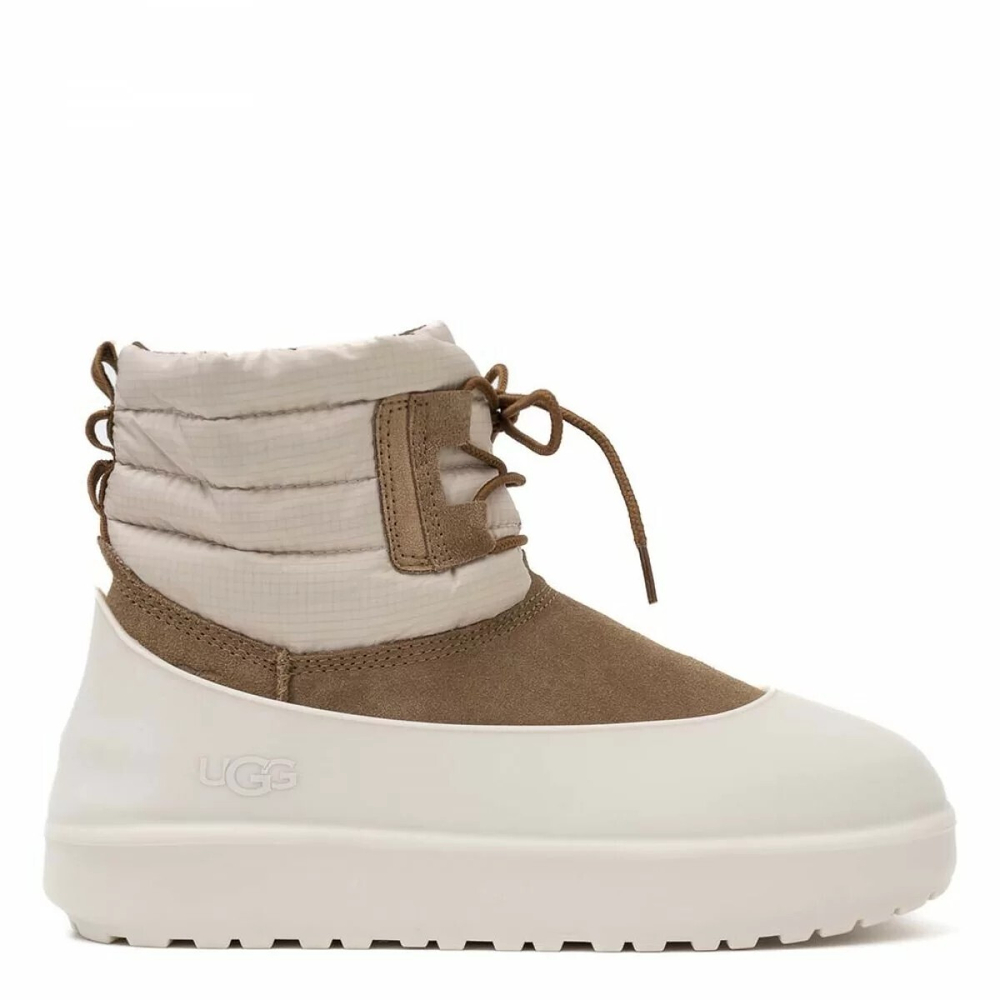 Угги UGG Classic Mini Lace-up Chestnut Whitecap