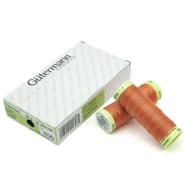 Нитки отделочные Gutermann Top Stitch 30 (30 метров), 5 кат. | 896 грейпфрутовый