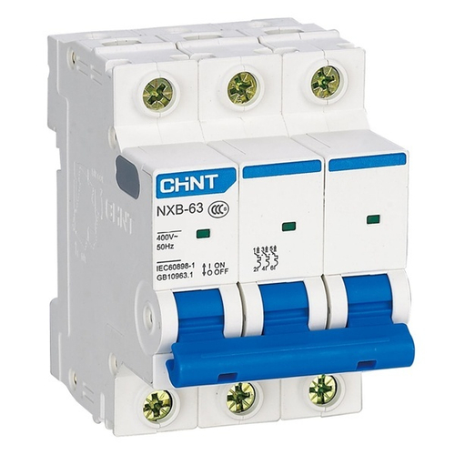 Автоматический выключатель NXB-63 3P 25А 6kA х-ка D (R) Chint (автомат электрический) 814185