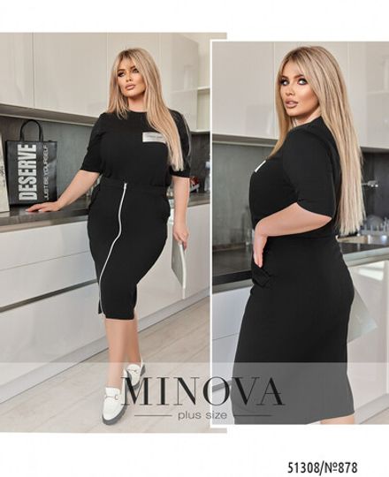 Костюм 878-черный Minova Фото 1