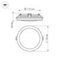 Встраиваемый светодиодный светильник Arlight LTD-135SOL-20W Warm White 020712