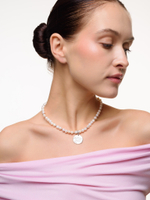 Чокер "Lotus pearl" Silver