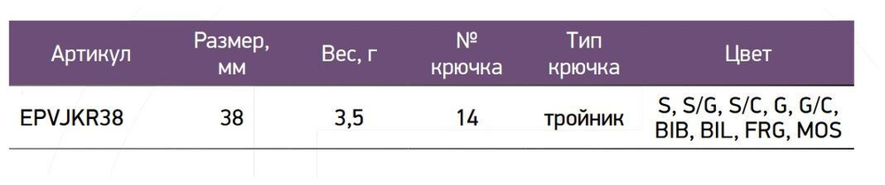 Блесна для рыбалки ECOPRO Krill