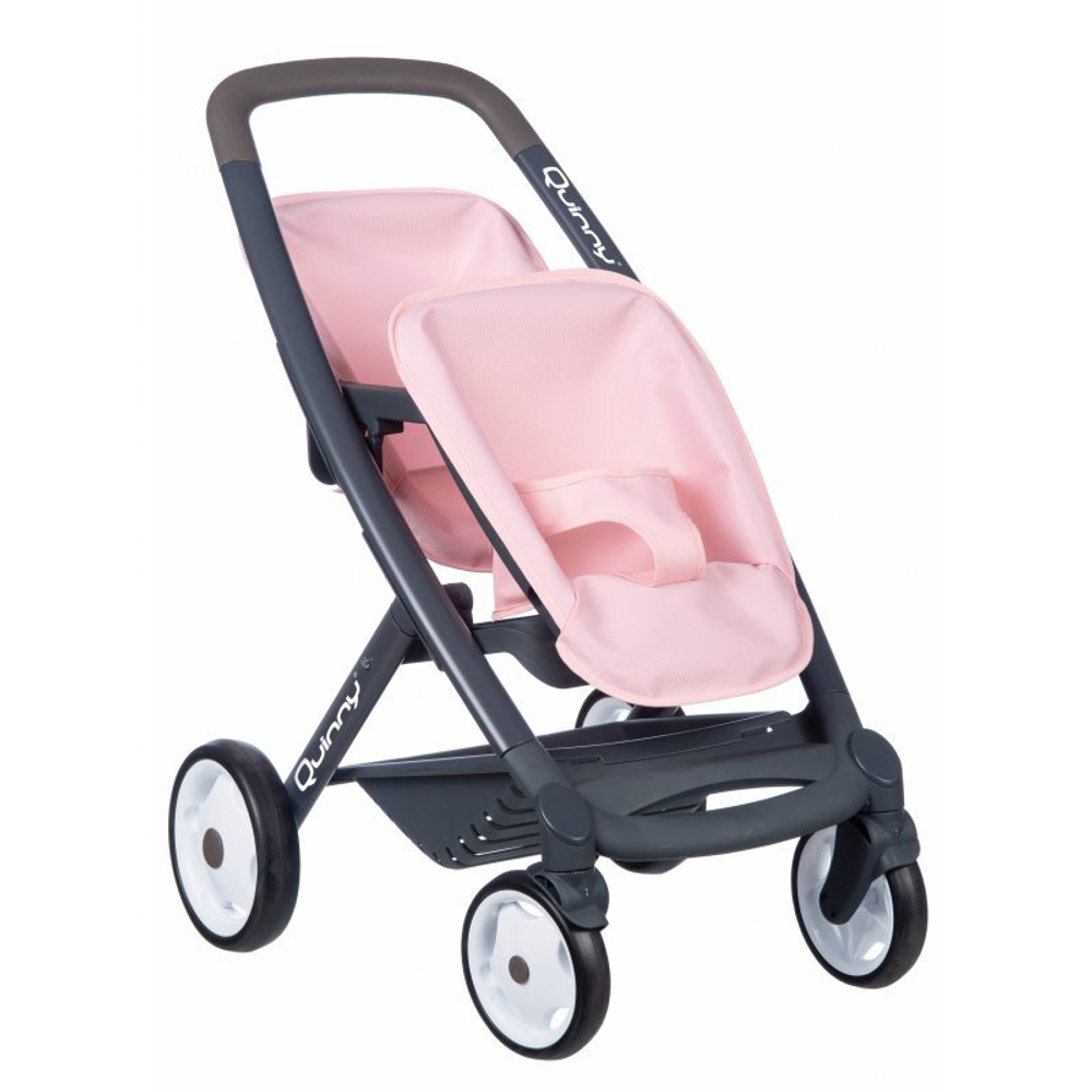 прогулочная ,игрушечная коляска для двух кукол, двойни Smoby Maxi Cosi Quinny