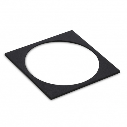 Декоративная одиночная рамка для светильника DL20761, 89х89х2.5, черная