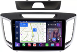Магнитола для Hyundai Creta 1 2016-2021 - FarCar 407M монитор 10.36" QLED на Android 14, TS18, CarPlay, 4G SIM-слот