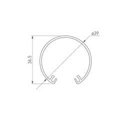 Экран ROUND-D40-2000  (Arlight, Пластик) 044519