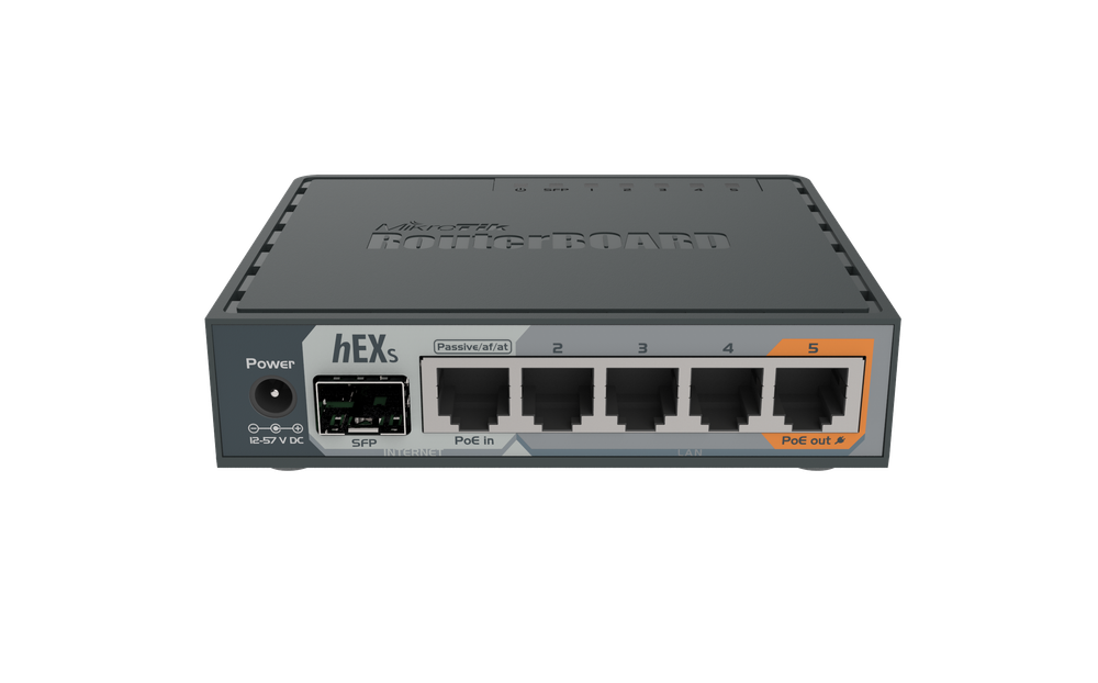 MikroTik hEX S маршрутизатор 1G с SFP