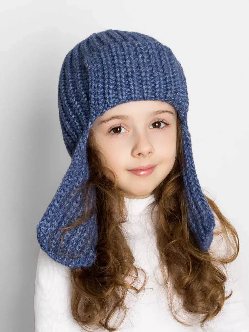 Шапка ушанка детская демисезонная