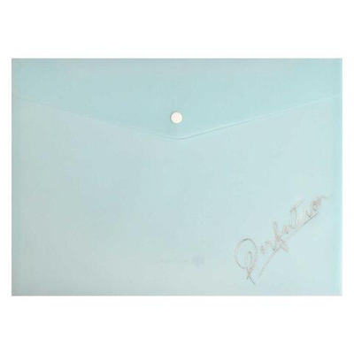 Папка для документов А4 пластиковая "Пастельный мятный глиттер" (Феникс+)