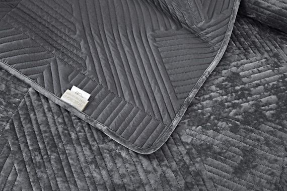 Патрисия (серая) Покрывало 240х260