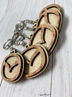 фанера брелок автомобильный