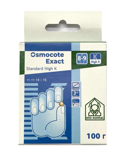 ОСМОКОТ ЭКЗАКТ ХАЙ К 11-11-18+TE (8-9М) 100Г ICL 11134-7 (25)