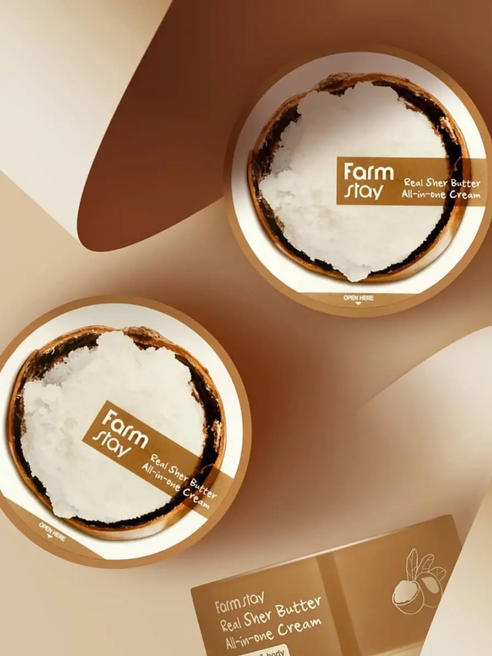 FARMSTAY - КРЕМ ДЛЯ ЛИЦА И ТЕЛА С ЭКСТРАКТОМ КОКОСА REAL COCONUT ALL - IN - ONE CREAM, 300 МЛ.