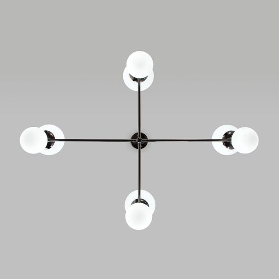 Подвесная люстра Eurosvet Bubble 30182/8 черный жемчуг