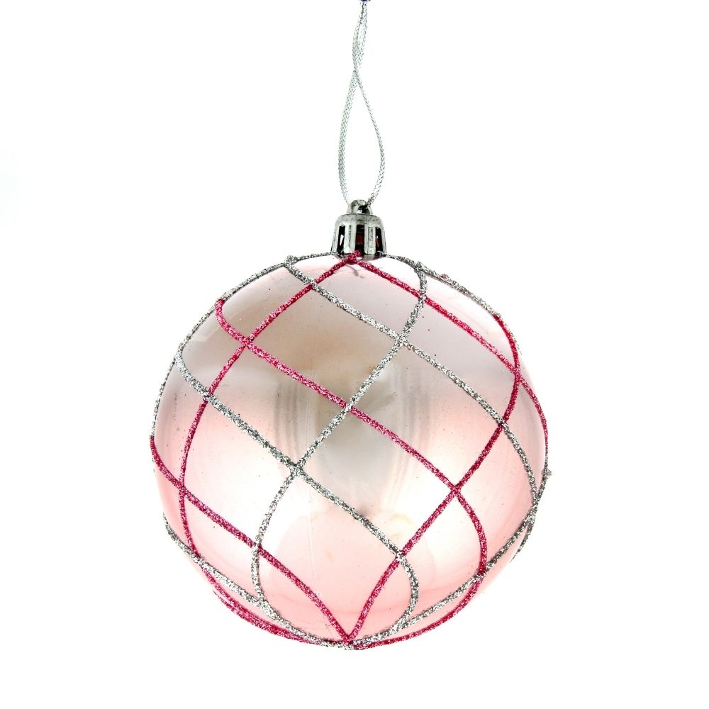 GAEM Набор из 12шт Украшение новогоднее Шар "Алмазная сетка", D 8 см, L35 W27 H9 см