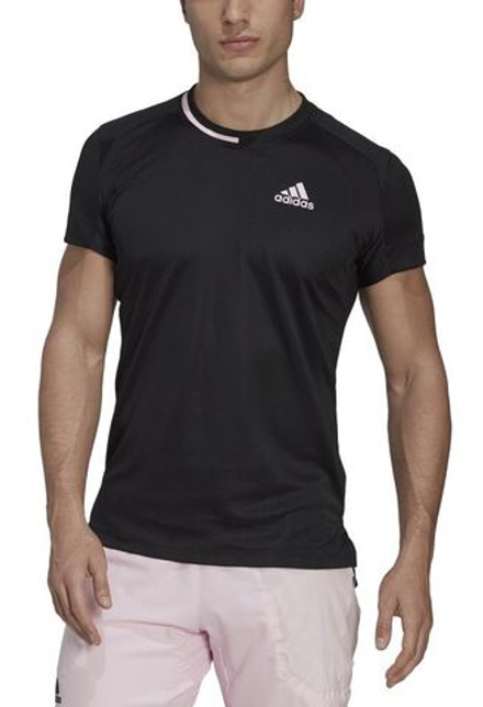 Мужская теннисная футболка Adidas US Series Tee - черный