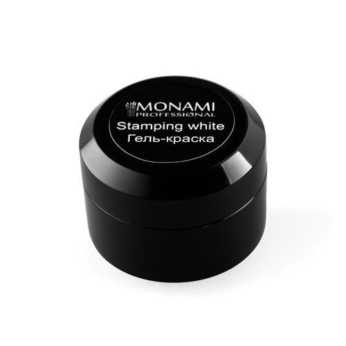 Monami Гель-краска для стемпинга белая, 5 гр