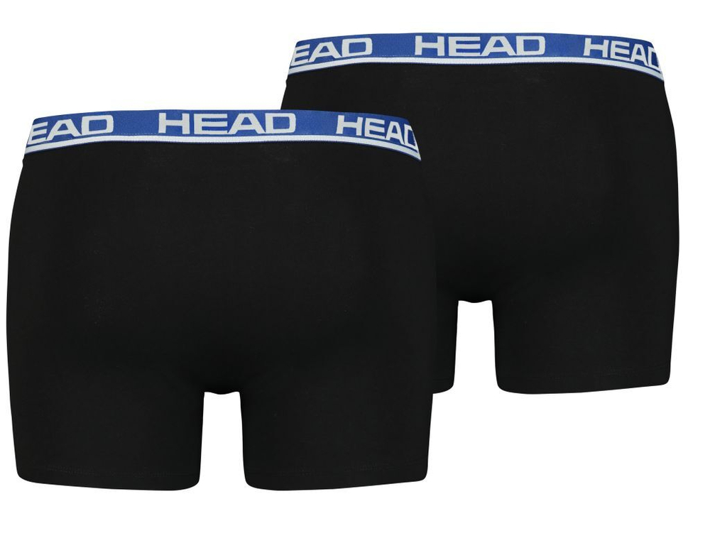 Мужские спортивные боксеры Head Men's Boxer 2P - black/blue