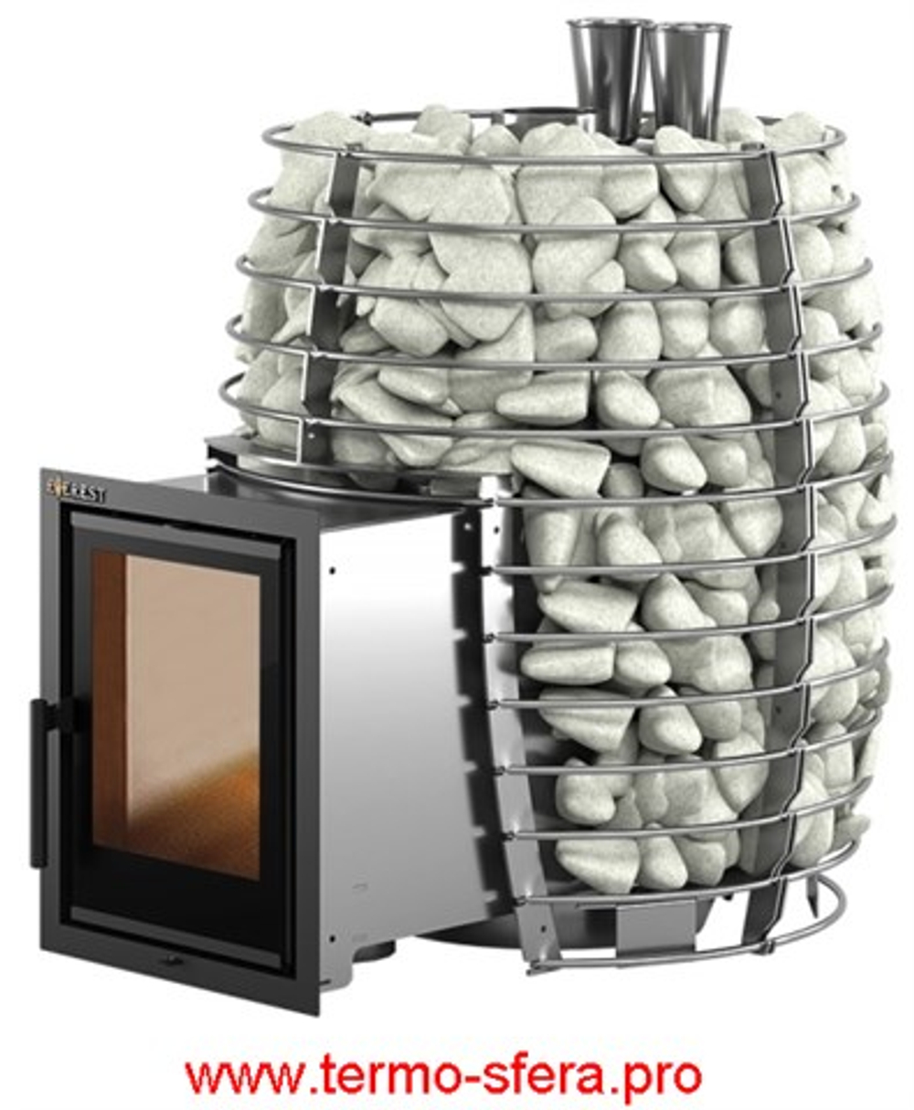 Печь для бани Эверест "Steam Heat" 24 INOX