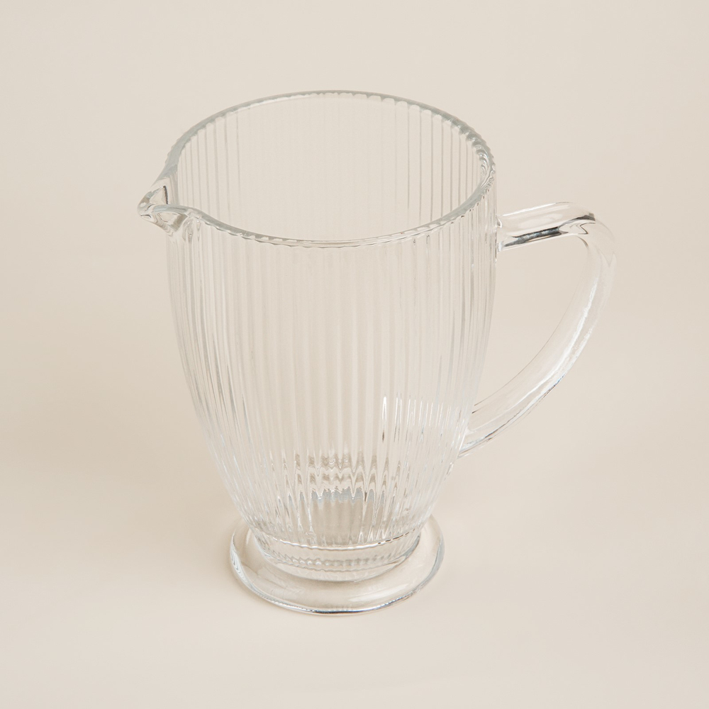 Кувшин для воды «Модерн», 1,2 л, 19,5×13×18,5 см, стекло, прозрачный