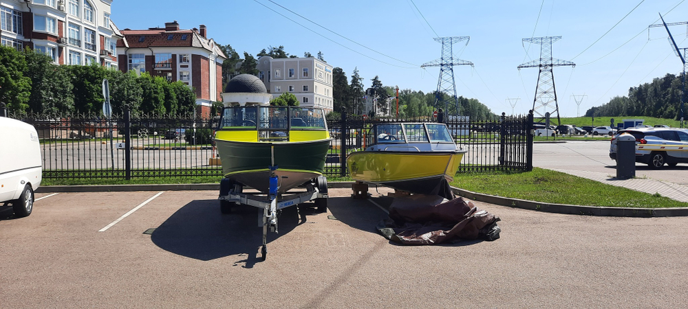 Готовый комплект Алюминиевая моторная лодка Гиргис 470
