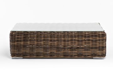 "Палермо" журнальный столик из искусственного ротанга, цвет соломенный