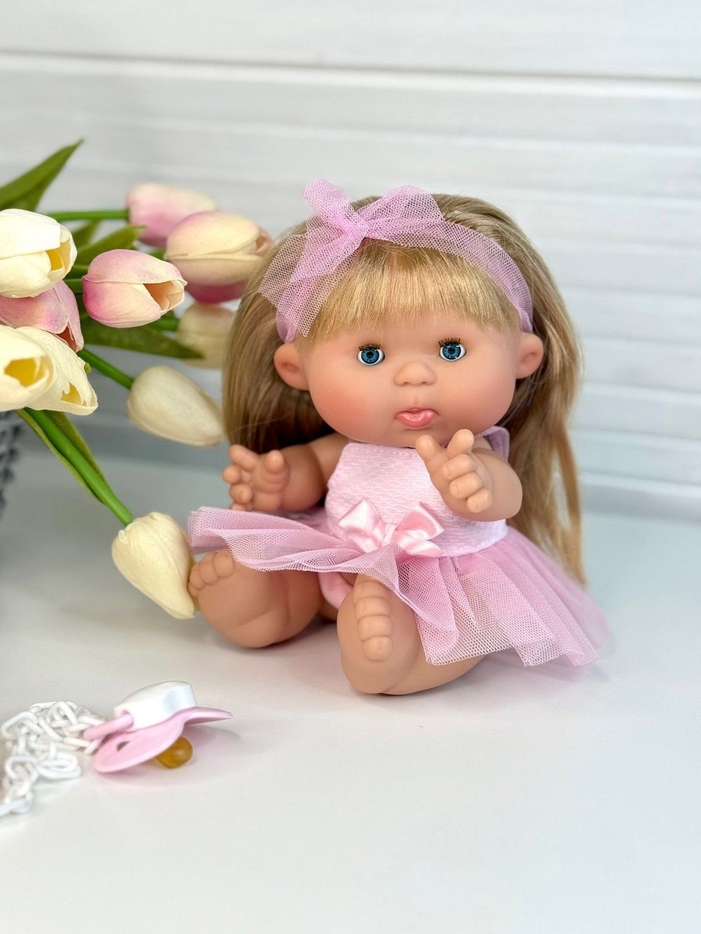 Пупс Nines 26см PEPOTE с закрывающими глазками (N804B4)