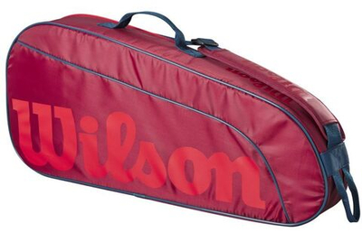 Сумка теннисная Wilson Junior 3 PK Racket Bag - red/infrared
