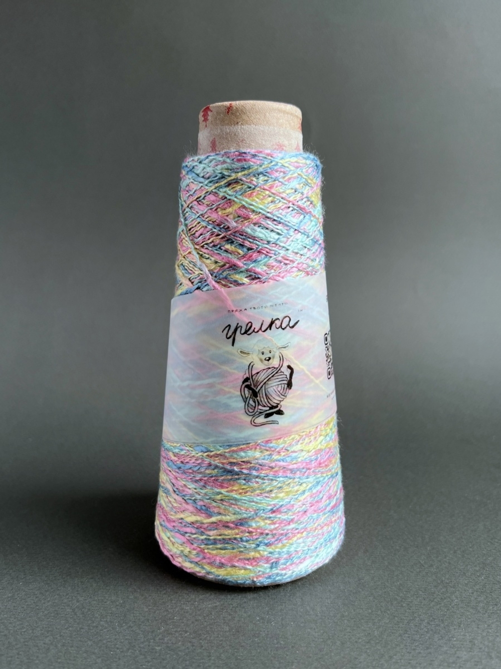 Пряжа для вязания радужный Вискозный Cotone