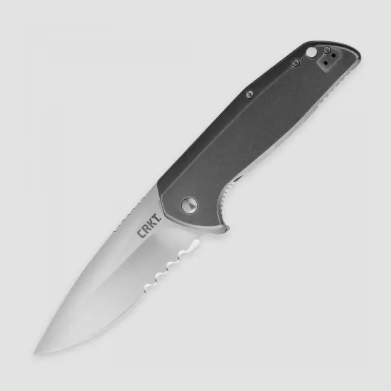 Складной нож CRKT Liong Mah’s Design G.S.D CR/3710 c клинком из стали AUS-8, рукоять Stainless Steel 420J2