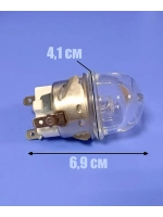 Лампа духовки (цоколь G9) 25W в сборе с плафоном 0290800418 Haier