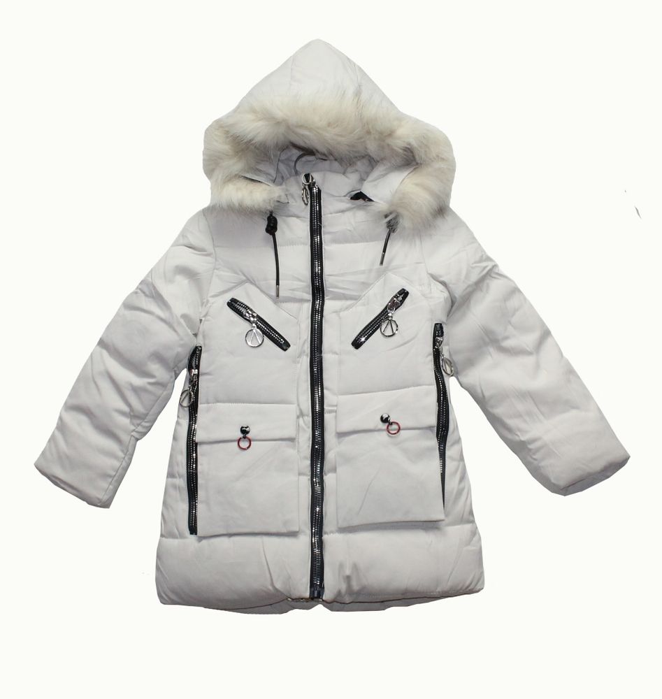 Куртка для девочки зимняя  белая