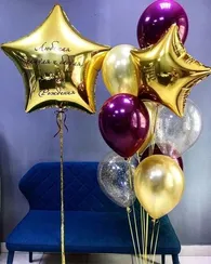 Фонтан из шаров любимой