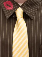 Галстук Ovum Полосатый Yolk Satin