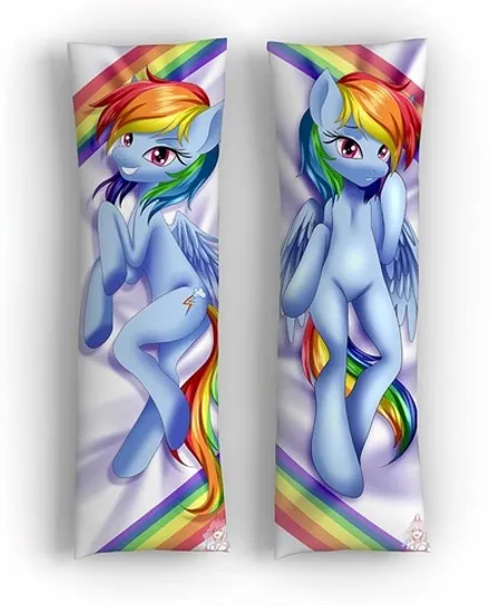 Дакимакура Радуга Дэш №2