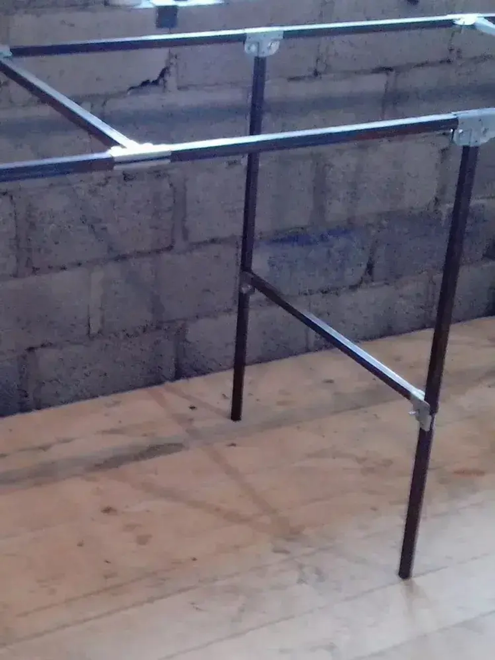 Крепеж для теплицы Т-образный для труб 20х40мм по ребру, подходит для стеллажа и теплиц, 8 пар- толщина металла 1.5мм