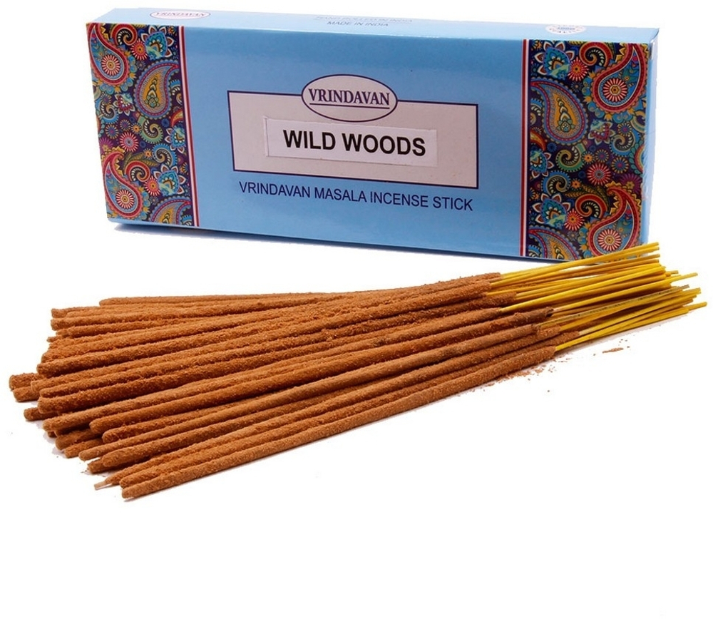 Vrindavan Wild Wood Благовоние-масала Дикий Лес 100 г