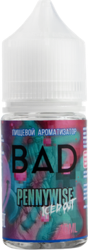 Ароматизатор Bad Drip Pennywise Ice (Жвачка Клубника Арбуз со Льдом)