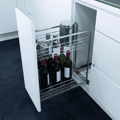 Vauth-Sagel Бутылочница KLAUS, выдвижной фасад 400 мм, хром