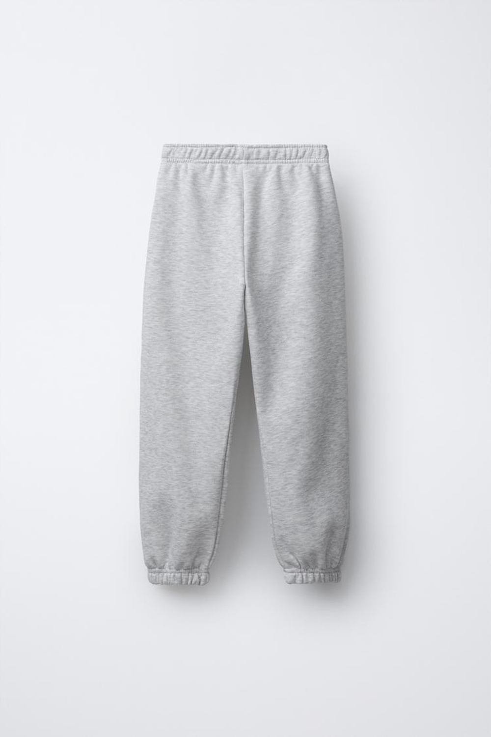 ZARA БРЮКИ-ДЖОГГЕРЫ С ПРИНТОМ, СЕРЫЙ МЕЛАНЖ