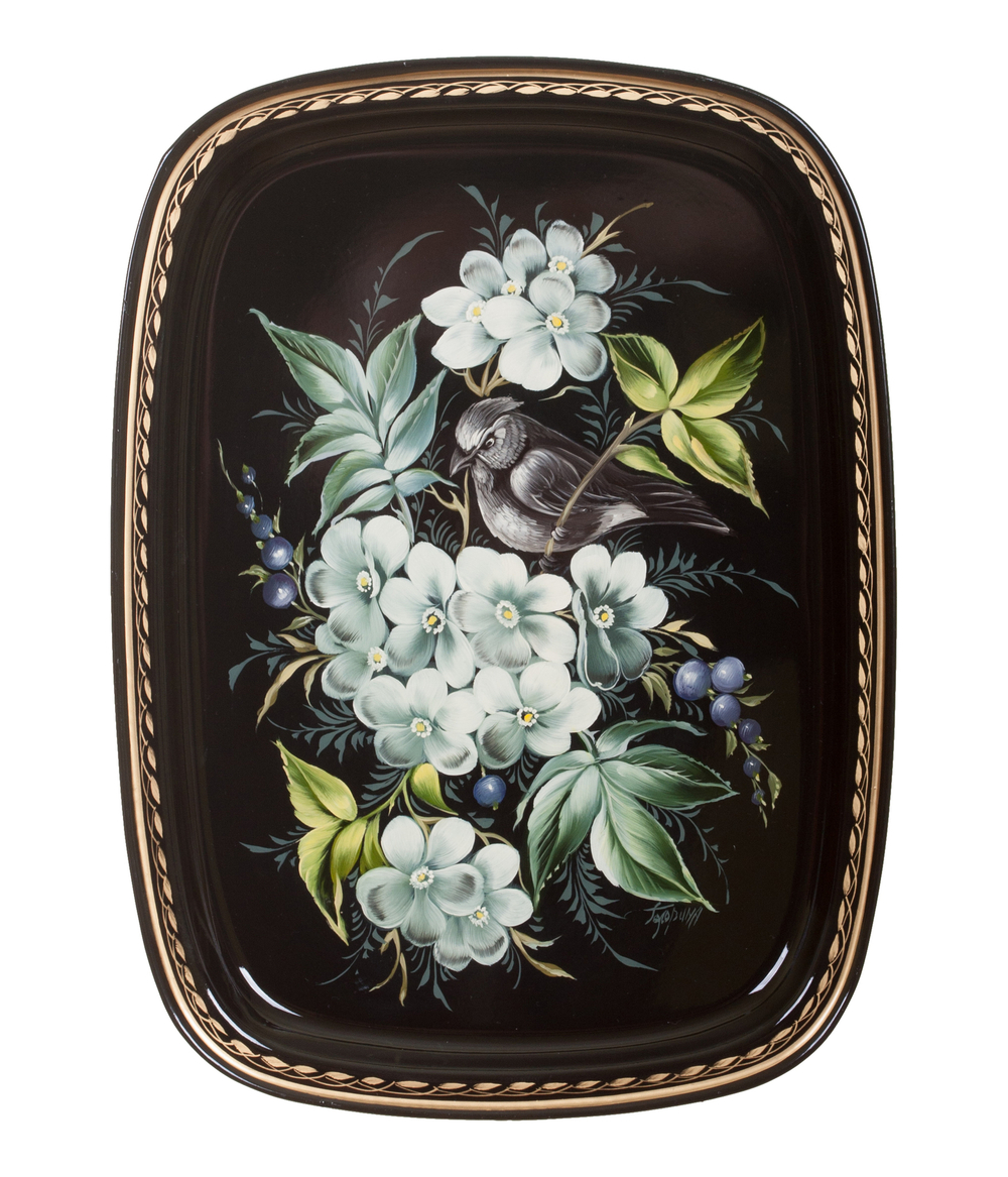 Zhostovo metal tray A12D26092473