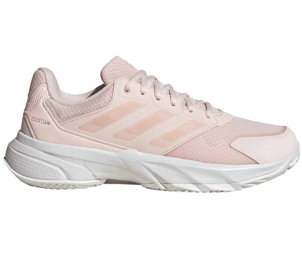 Женские Кроссовки теннисные Adidas CourtJam Control 3 W Clay - pink/white