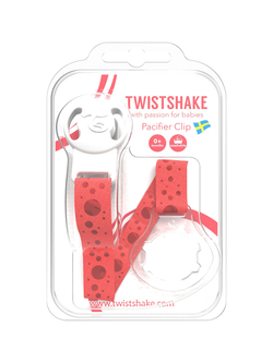 Текстильный держатель для соски с клипсой Twistshake.